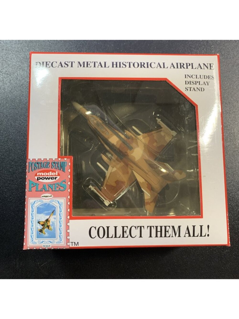 Model Power 5338-2 F/A 18C Hornet 1:100 Diecast Postage Stamp Plane NIB Vtg